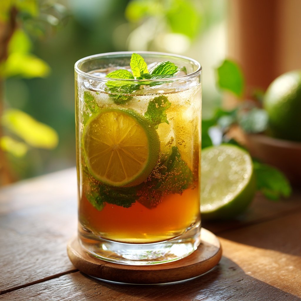 Chili Infused Iced Green Tea