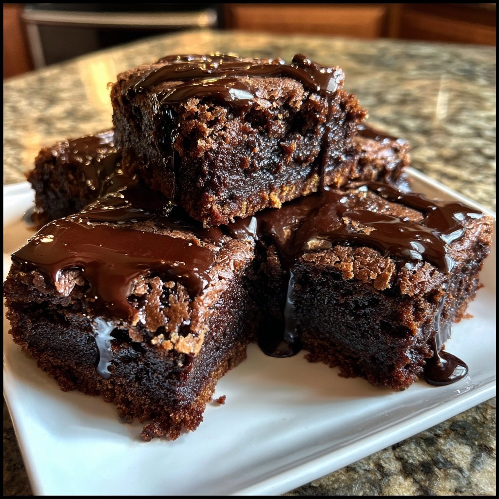 Dessert Chocolate Fudge Brownies