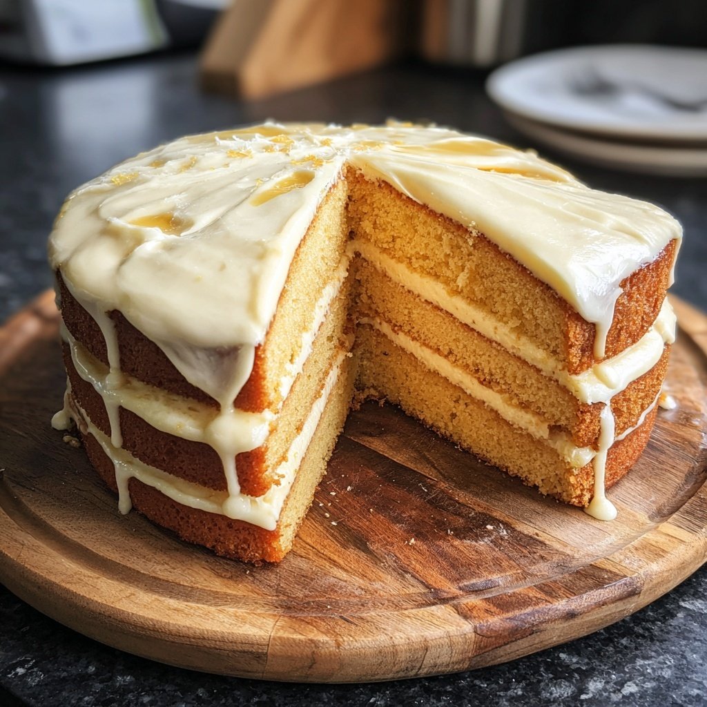 Dessert Vanilla Sponge Cake
