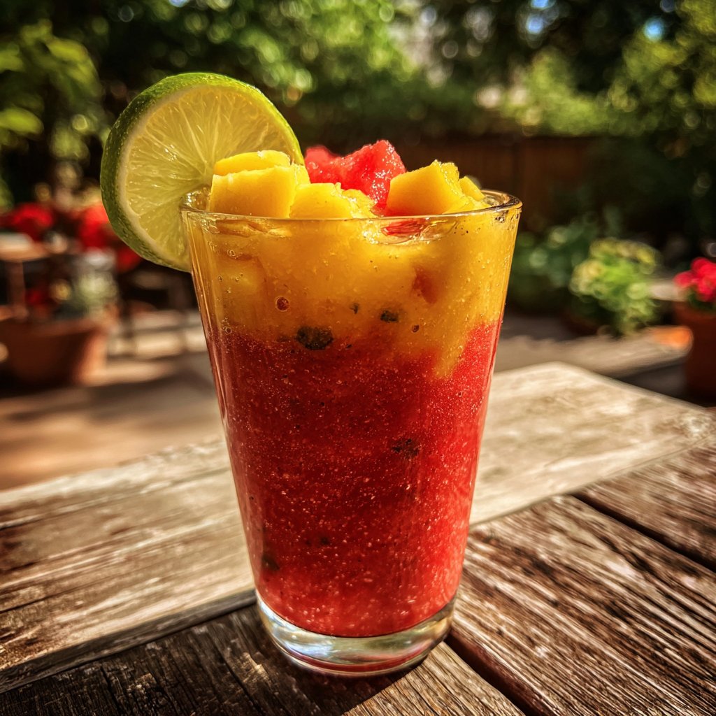 Watermelon Mango Smoothie