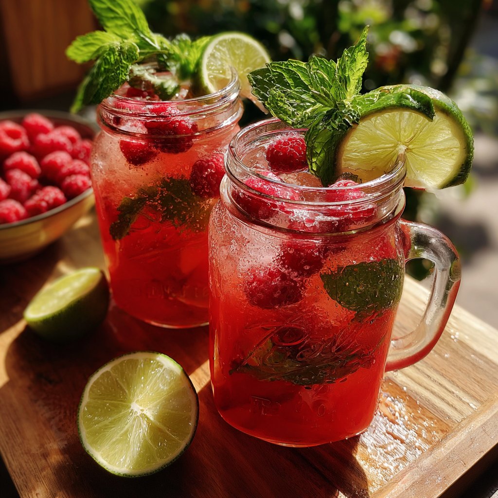 Watermelon Raspberry Cooler